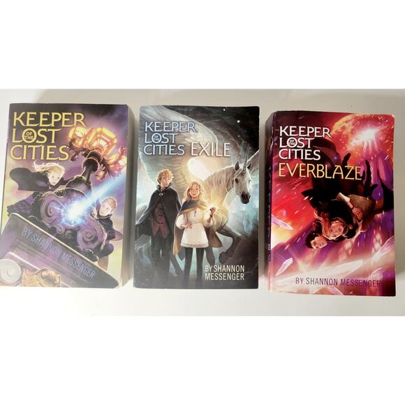 Keeper Of‎ The Lost Cities Books 1,-3 Shannon Messenger - Picture 1 of 4
